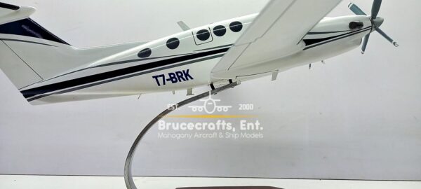 Model of Beechcraft King Air F90 with detailed craftsmanship.